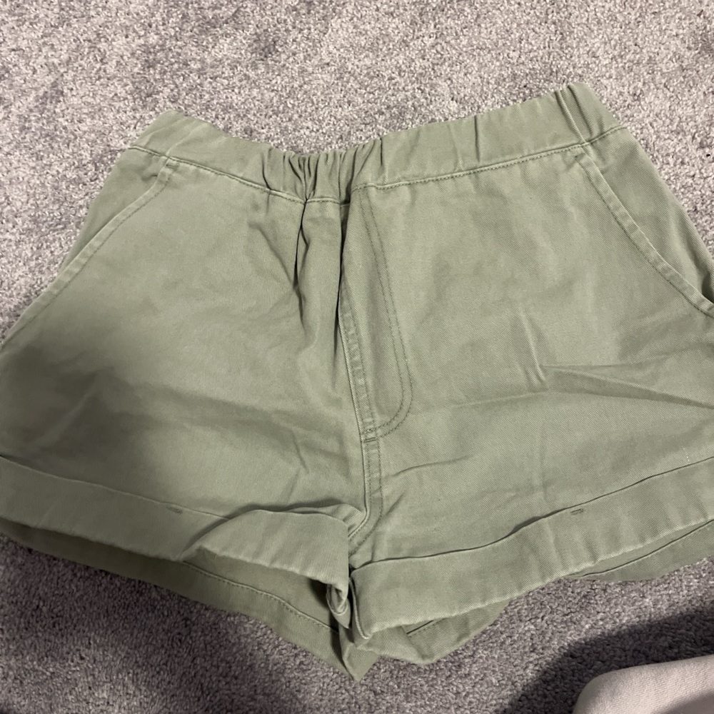 Green shorts